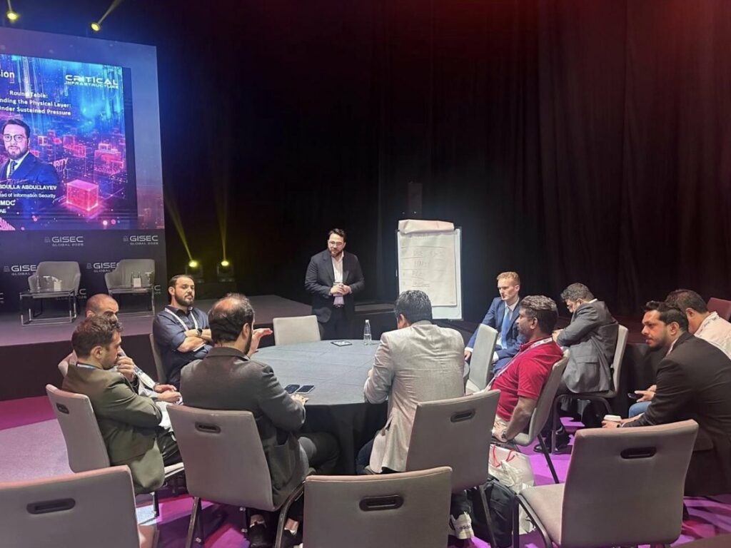 GISEC Global 2026 round table on critical infrastructure.